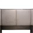 Michael Amini Roxbury Park Queen Dual Panel Velvet Bed in Slate Ash