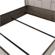 Michael Amini Roxbury Park Queen Multi-Panel Velvet Bed in Slate Ash