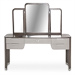 Michael Amini Roxbury Park Wood Vanity with Mirror in Slate Ash