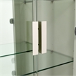 Michael Amini Roxbury Park Display Cabinet with LED Lighting - Slate Ash