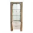 Michael Amini Roxbury Park Display Cabinet with LED Lighting - Slate Ash