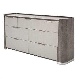 Michael Amini Roxbury Park 70.5&quotW Wood Dresser in Slate Ash Finish