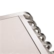 Michael Amini Roxbury Park Metal Nightstand in Frost Gray