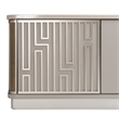 Michael Amini Roxbury Park Wood & Marble Media Cabinet in Slate Ash