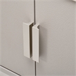 Michael Amini Roxbury Park Wood & Marble Media Cabinet in Slate Ash