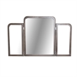 Michael Amini Roxbury Park Wood Vanity Mirror in Slate Ash Finish