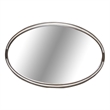 Michael Amini Roxbury Park Wood Wall Mirror in Slate Ash/Brushed Nickel