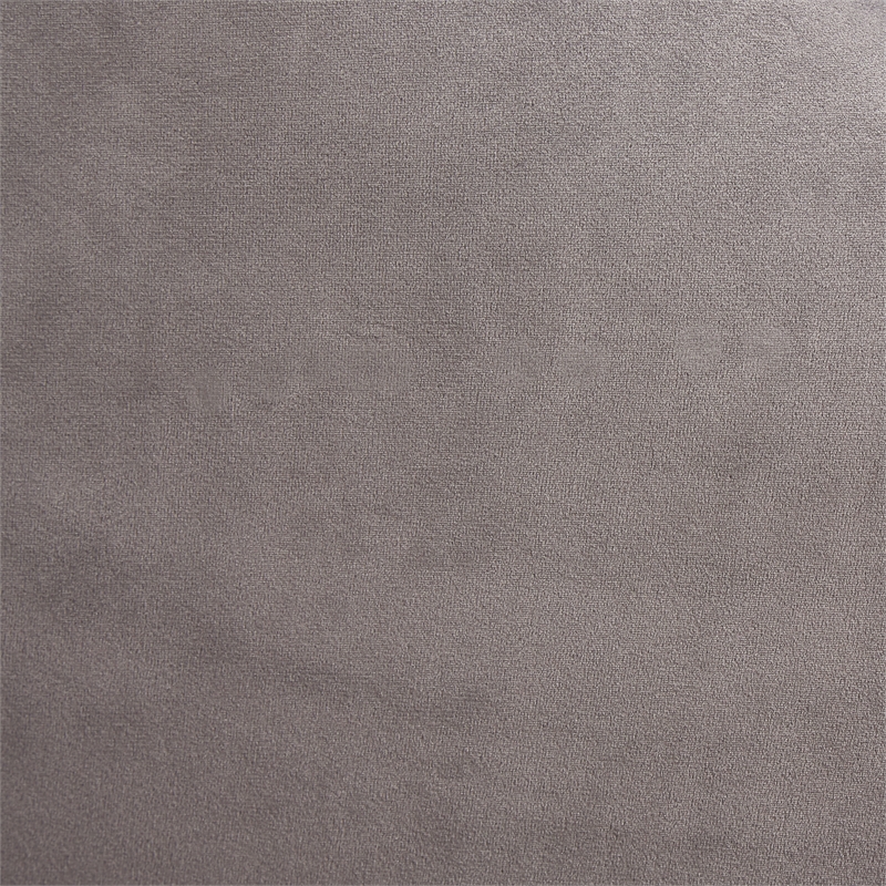 Michael Amini Roxbury Park Velvet & Stainless Steel Accent Chair in Gray Pearl
