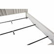 Michael Amini London Place Cal. King Velvet Panel Bed - Creamy Pearl
