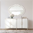 Michael Amini London Place Sideboard with Mirror - Creamy Pearl