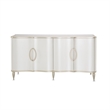 Michael Amini London Place Sideboard with Mirror - Creamy Pearl