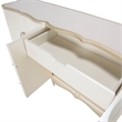 Michael Amini London Place Sideboard with Mirror - Creamy Pearl