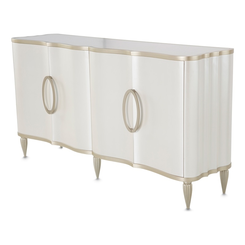 Michael Amini London Place Sideboard - Creamy Pearl