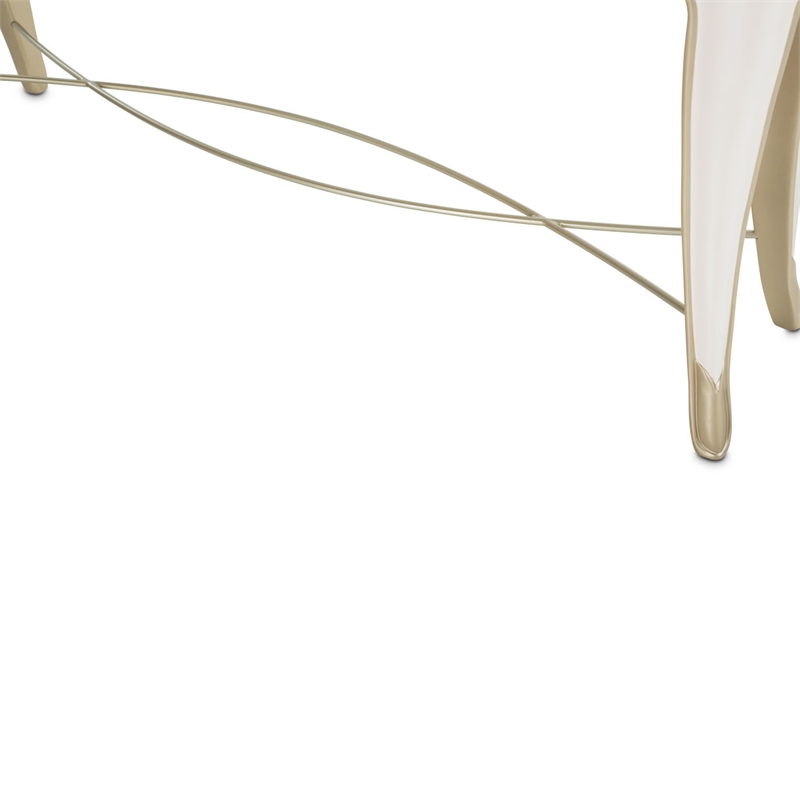 Michael Amini London Place Console Table - Creamy Pearl