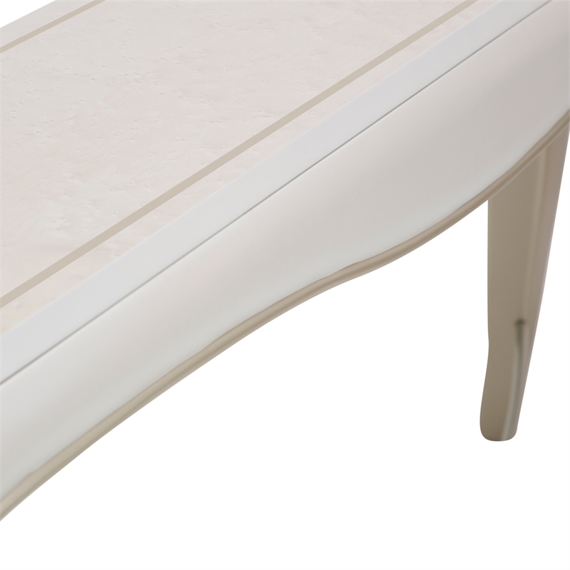 Michael Amini London Place Console Table - Creamy Pearl