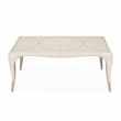 Michael Amini London Place Rectangular Dining Table - Creamy Pearl