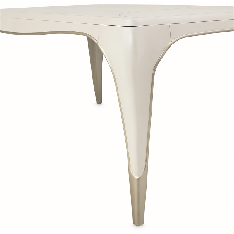 Michael Amini London Place Rectangular Dining Table - Creamy Pearl