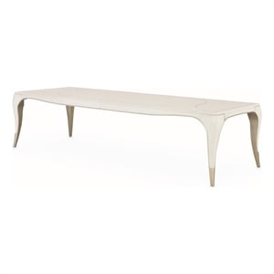 Michael Amini London Place Rectangular Dining Table - Creamy Pearl