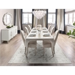 Michael Amini London Place Velvet Dining Side Chair - Creamy Pearl