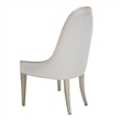 Michael Amini London Place Velvet Dining Side Chair - Creamy Pearl