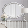 Michael Amini London Place Wall Mirror - Creamy Pearl