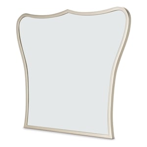 Michael Amini London Place Vanity Mirror - Platinum/Creamy Pearl