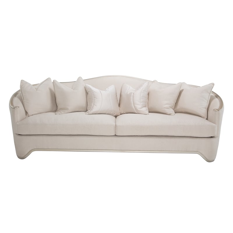 Michael Amini London Place Sofa - Champagne/Platinum