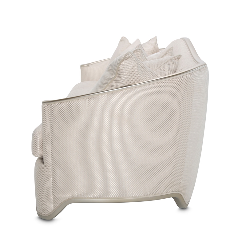 Michael Amini London Place Sofa - Champagne/Platinum