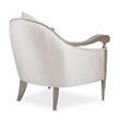 Michael Amini London Place Accent Chair - Porcelain/Platinum