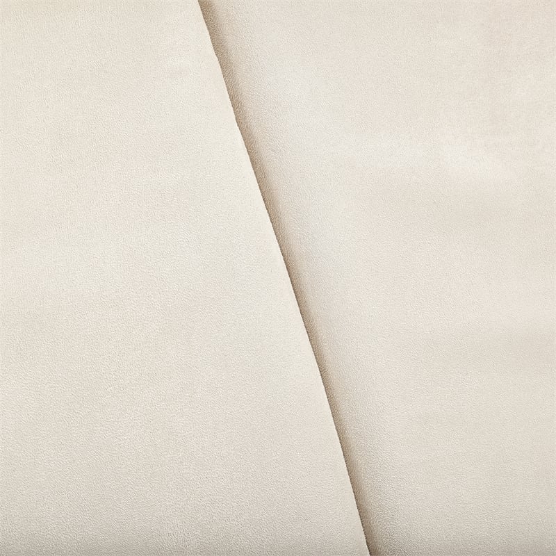 Michael Amini Malibu Crest Cal. King Curved Panel Bed - Doeskin/Chardonnay