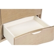 Michael Amini Malibu Crest Wood & Marble Dresser with Mirror - Blush