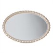 Michael Amini Malibu Crest Wood & Marble Dresser with Mirror - Blush