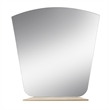 Michael Amini Malibu Crest Wood Vanity with Mirror - Blush