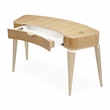 Michael Amini Malibu Crest Wood Vanity with Mirror - Blush
