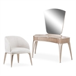 Malibu Crest Wood Vanity Set with Mirror & Chair - Blush