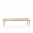 Michael Amini Malibu Crest Rectangular Wood Dining Table - Blush/Chardonnay
