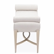 Malibu Crest Faux-Suede Accent Bench - Doeskin/Chardonnay