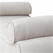 Malibu Crest Faux-Suede Accent Bench - Doeskin/Chardonnay