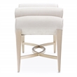 Malibu Crest Faux-Suede Accent Bench - Doeskin/Chardonnay