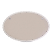 Malibu Crest Oval Wall Accent Mirror - Chardonnay