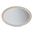 Malibu Crest Oval Wall Accent Mirror - Chardonnay
