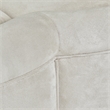 Michael Amini Malibu Crest Faux-Suede  Cocktail Ottoman - Doeskin/Chardonnay