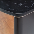 Michael Amini Malibu Crest TV Console - Crotch Mahogany