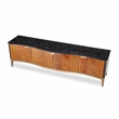 Michael Amini Malibu Crest TV Console - Crotch Mahogany