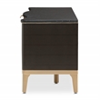 Michael Amini Malibu Crest TV Console - Crotch Mahogany