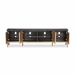 Michael Amini Malibu Crest TV Console - Crotch Mahogany
