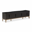 Michael Amini Malibu Crest TV Console - Crotch Mahogany