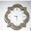 Michael Amini Montreal Quatrefoil Mirrored Wall Clock
