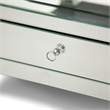Michael Amini Montreal Mirrored Accent End Table with Drawer