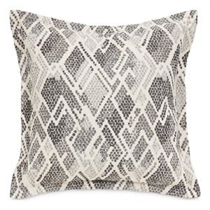 MICHAEL AMINI Mamba 20x20&quot Square Chenille Accent Pillow in Gray Set of 2